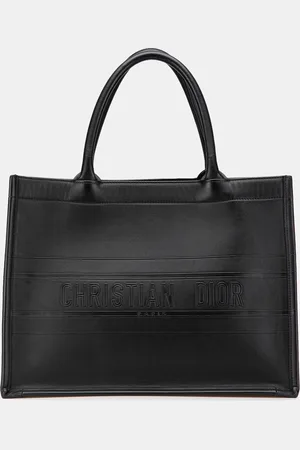 Dior Medium Embossed Leather Book Tote