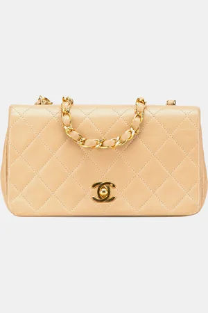 CHANEL Mini Rectangular CC Quilted Lambskin Full Single Flap
