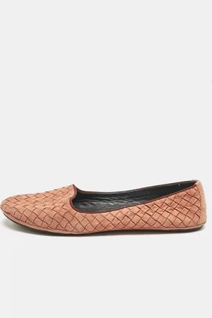 Bottega Veneta Intrecciato Suede Ballet Flats Size 39