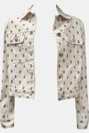 Hermès Blue Cotton Chaine d