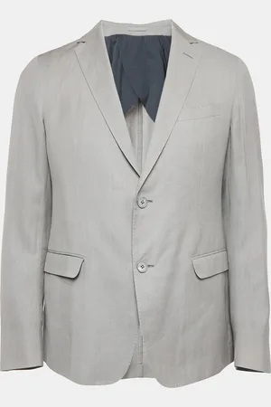 Ermenegildo Zegna Ramie and Linen Single Breasted Blazer L