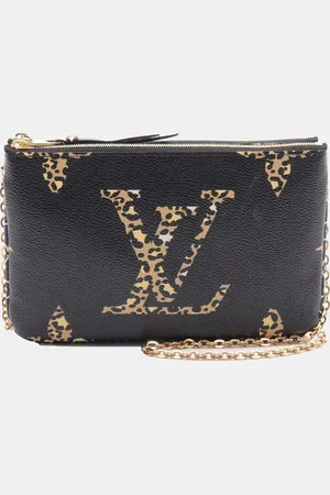 LOUIS VUITTON Pochette Double Zip Giant Shoulder Bag Monogram Jungle