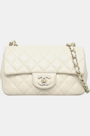 CHANEL Lambskin Rectangle Mini Flap Bag