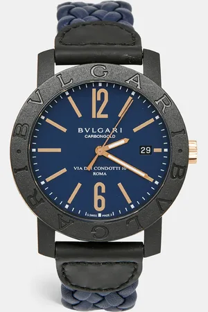 Bvlgari Carbongold Leather Via Dei Condotti 10 Roma BB40CL Women