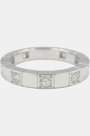 Cartier 18K Gold Lanieres Diamond Ring EU 49