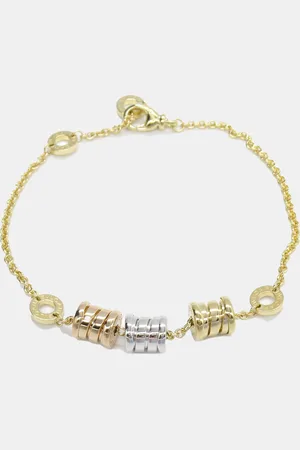 Bvlgari 18K Yellow, Rose and Gold B.Zero1 Chain Element Bracelet