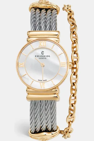 Charriol Mother Of Pearl Two-Tone Stainless Steel ST-Tropez Ref.028/3 Women