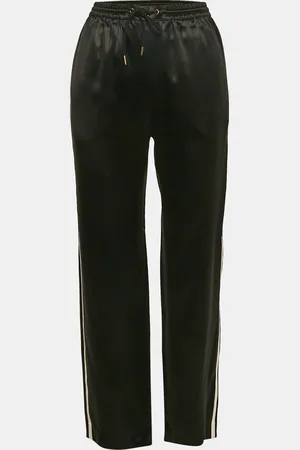 Céline Flowing Satin Triomphe Jogging Pants S