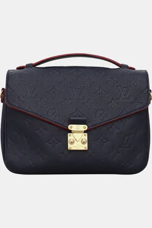 LOUIS VUITTON Monogram Leather Empreinte Pochette Metis Bag