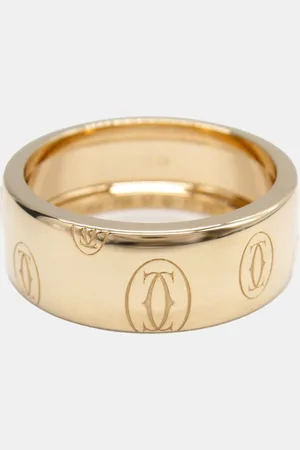Cartier 18K Rose Happy Birthday Ring EU 57