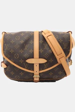 LOUIS VUITTON Saumur 30 Shoulder Bag Monogram Canvas