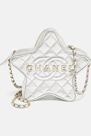 CHANEL Quilted Leather Walk of Fame Star Bag