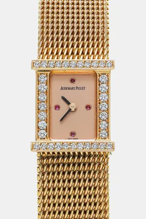 AUDEMARS PIGUET 18k Yellow Gold Charleston 67027OR.ZZ.1068OR.01 Quartz Women