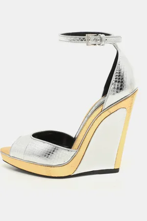 Tom Ford /Gold Python Embossed Leather Trompe L