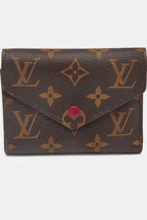 LOUIS VUITTON Aurore Monogram Canvas Victorine Compact Wallet