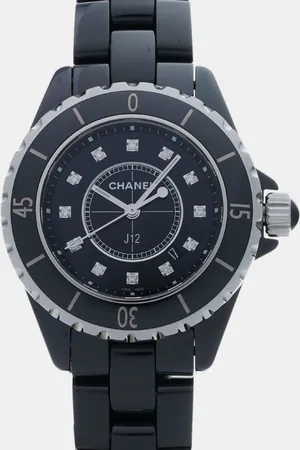 CHANEL Stainless Steel Ceramic J12 Quartz Women