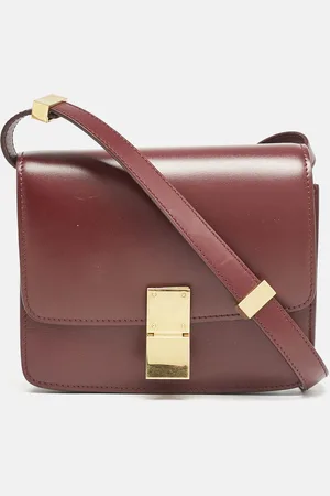 Céline Leather Small Classic Box Flap Bag