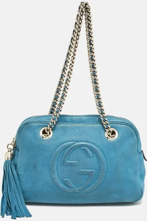 Gucci Nubuck Medium Soho Chain Shoulder Bag