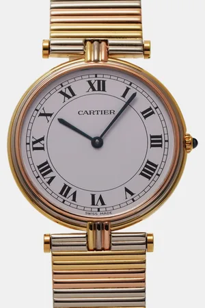 Cartier 18k Yellow Gold Trinity Quartz Women