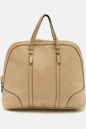 Gucci Ssima Leather Large Nice Dome Bag