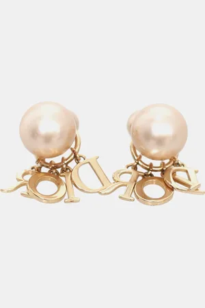 Dior & Rose Gold Tribales Pearl Earrings