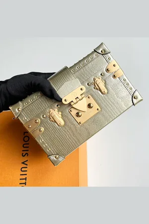 LOUIS VUITTON Leather Small Trunk Shoulder Bag