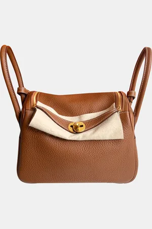 Hermès Clemence Leather Lindy 26 Shoulder Bag
