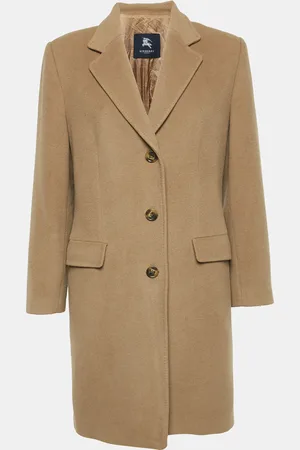 Burberry Wool Single Breasted Long Coat M