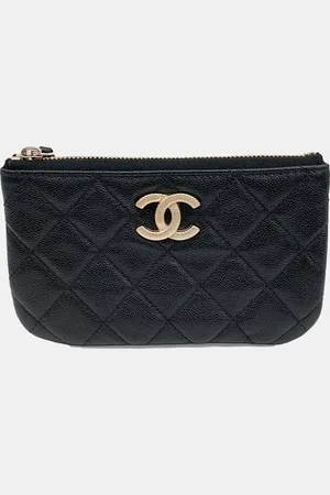 CHANEL Caviar Leather mini pouch