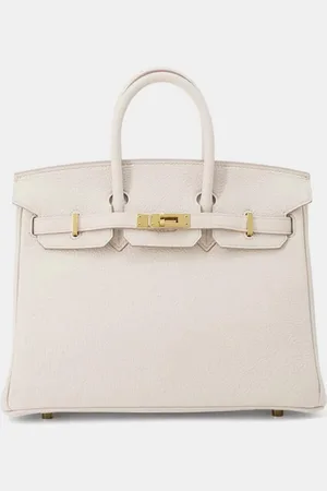 Hermès Beton Togo Leather Gold Finish Birkin 25 Bag