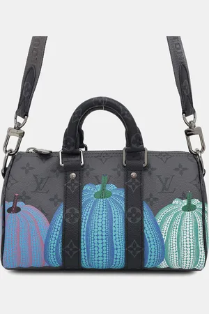 LOUIS VUITTON Monogram Eclipse Reverse Canvas Keepall Bandouliere 25 Bag