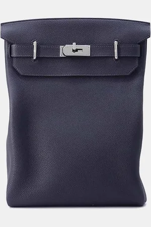 Hermès Nuit Togo Leather Kelly Akkad GM Shoulder Bag