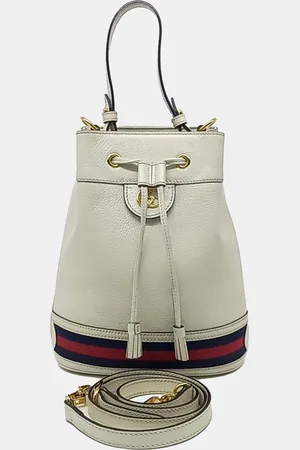 Gucci Leather Ophidia small bucket bag