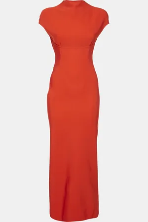 Alaïa Jersey Sculpting Corset Maxi Dress S