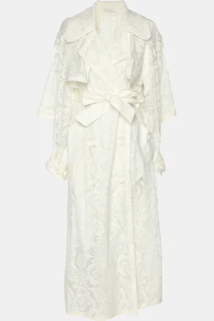 ZIMMERMANN Lace Wonderland Trench Coat XS