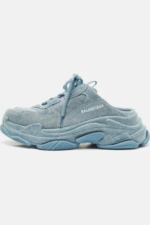 Balenciaga Denim Triple S Mules Size 42