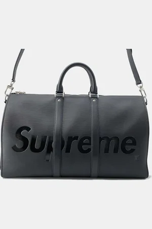 LOUIS VUITTON Epi Leather Supreme Keepall Bandouliere 45 Travel Bag