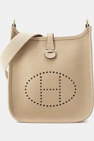 Hermès Trench Taurillon Clemence Leather Evelyne TPM Shoulder Bag
