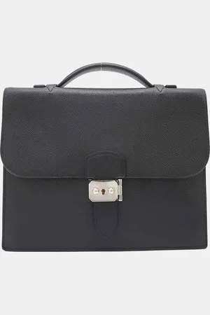 Hermès Epsom Leather Sac a Depeches 27 Briefcase Bag