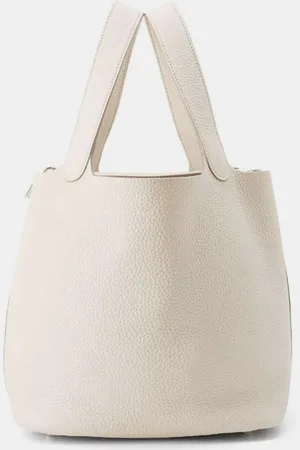 Hermès Beton Taurillon Clemence Leather Picotin Lock MM Shoulder Bag