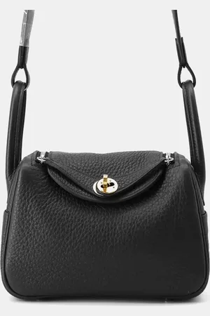 Hermès Taurillon Clemence Leather Lindy Mini Shoulder Bag