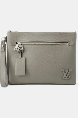 LOUIS VUITTON Khaki Canvas Take Off Pouch