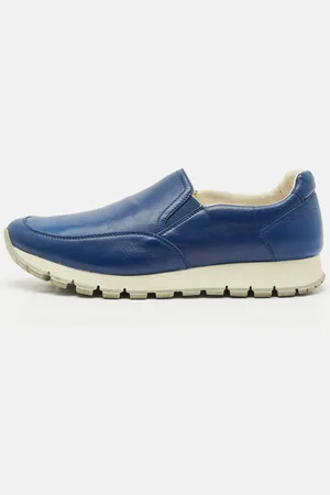 Prada Leather Slip On Sneakers Size 39.5