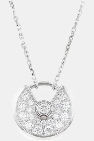 Cartier 18K Gold and Diamond Amulette De Pendant Necklace