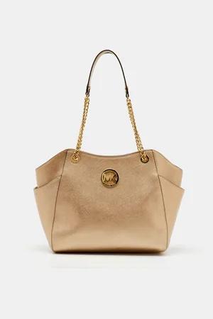 Michael Kors Saffiano Leather Jet Set Chain Shoulder Bag