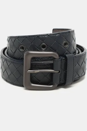 Bottega Veneta Intrecciato Leather Buckle Belt 95CM