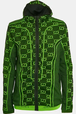 Gucci GG Tubular Jersey Zip-Up Jacket L