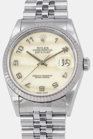 Rolex Mother of Pearl 18k Gold Stainless Steel Datejust Automatic Men