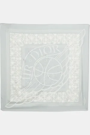 Dior X Jordan Light Air Print Silk Bandana Scarf