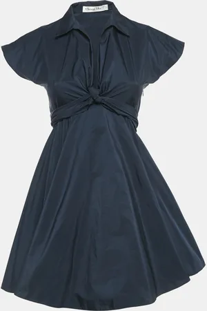 Dior Synthetic Tie-Up Detail Mini Dress S